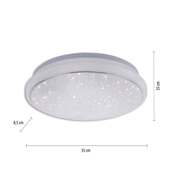 Lampe de plafonnier LED Ciel de nuit dimmable RGB 2700-5000 K