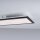 Lampe de plafonnier LED plate noire L:79,5 cm 14 W 3000 K