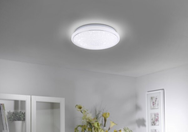Lampe de plafonnier LED à intensité variable Ciel étoilé RGB 2700-5000 K