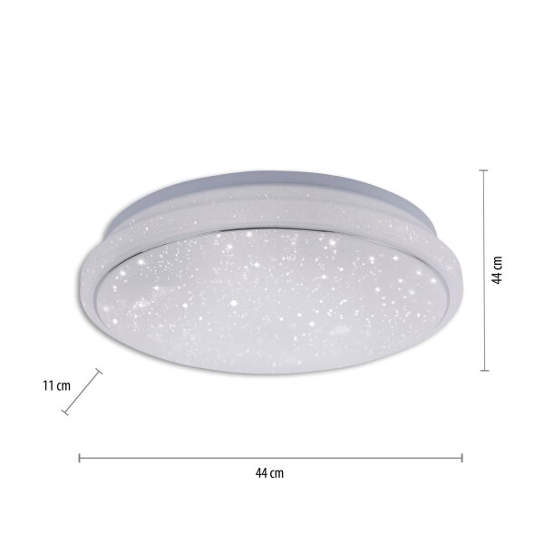 Lampe de plafonnier LED à intensité variable Ciel étoilé RGB 2700-5000 K