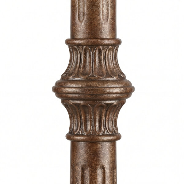 Grand réverbère en bronze antique H:263cm IP44