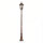 Grand réverbère en bronze antique H:263cm IP44