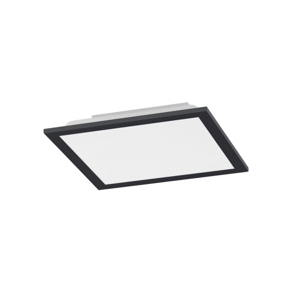 Lampe de plafonnier LED noire 18 W 2700-5000 K Télécommande