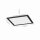 Lampe de plafonnier LED noire 18 W 2700-5000 K Télécommande