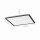 Lampe de plafonnier LED à intensité variable L:44,5 cm Télécommande noire