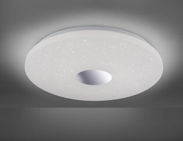Lampe de plafonnier LED romantique Ciel étoilé IP44 en chrome
