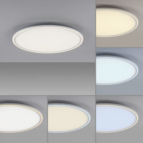 Lampe de plafonnier LED à intensité variable Télécommande 2700-5000 K ronde