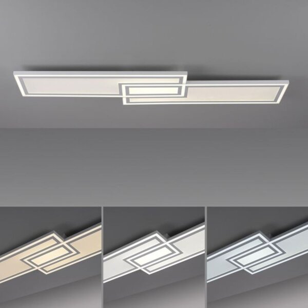 Plafonnier LED à intensité variable Télécommande 32 W 110 cm