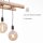 Lampe à suspendre Scandinave Bois 110 cm de long E27 naturel