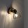 Applique murale bois métal Abat-jour filaire E14 orientable