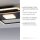 Plafonnier LED stylé Noir L:45 cm 26 W 3000 K