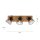 Spot de plafond bois métal fil 60 cm de long E14 réglable