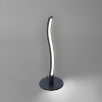 Lampe de table LED noire métal 30 cm 300 lm faible...