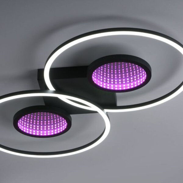 Lampe de plafonnier LED Télécommande Effet de profondeur 2700-5000 K
