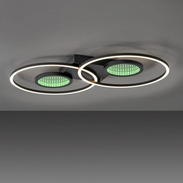 Lampe de plafonnier LED Télécommande Effet de profondeur 2700-5000 K