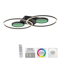 Lampe de plafonnier LED Télécommande Effet...
