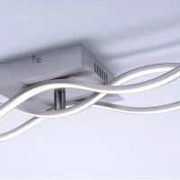 Lampe de plafonnier LED Vagues Métal en acier 3000...
