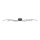 Plafonnier LED Vagues Métal Noir 139 cm 3000 K
