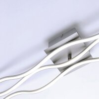 Plafonnier LED Vagues métal en acier 139 cm 3000 K