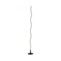LED Lampadaire noir métal 120 cm 3000 K faible...