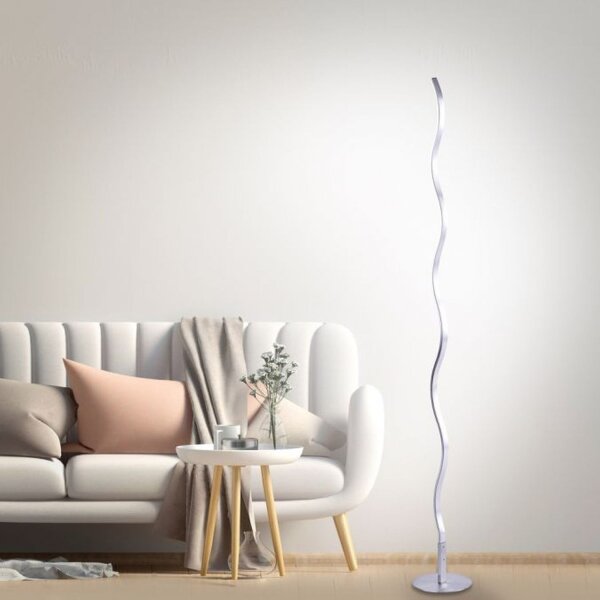 Lampadaire LED métal en acier 120 cm 3000 K faible éblouissement