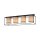 Lampe de plafonnier Tissu Métal Beige Noir E27 4 flammes