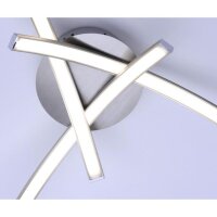 Plafonnier LED métal en acier 3000 K 480 lm L:40 cm
