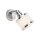 Spot mural flexible chrome métal E14 faible éblouissement