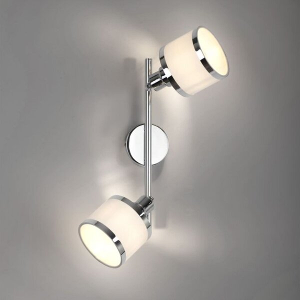Spot de plafond réglable chrome métal E14 faible éblouissement