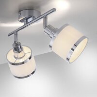 Spot de plafond réglable chrome métal E14...
