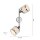 Spot de plafond réglable chrome métal E14 faible éblouissement
