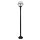 Lampe dall&eacute;e haute Noir 181cm Boule Jardin Vintage