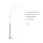 Lampe LED en arc chromée métal 6 W 733 lm 215 cm XXL