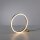 Lampe de table LED à intensité variable Touch 28 cm anneau en laiton