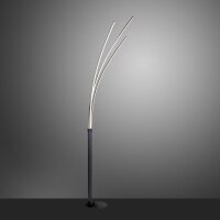Luminaire LED arqué noir métal 6 W 733 lm...