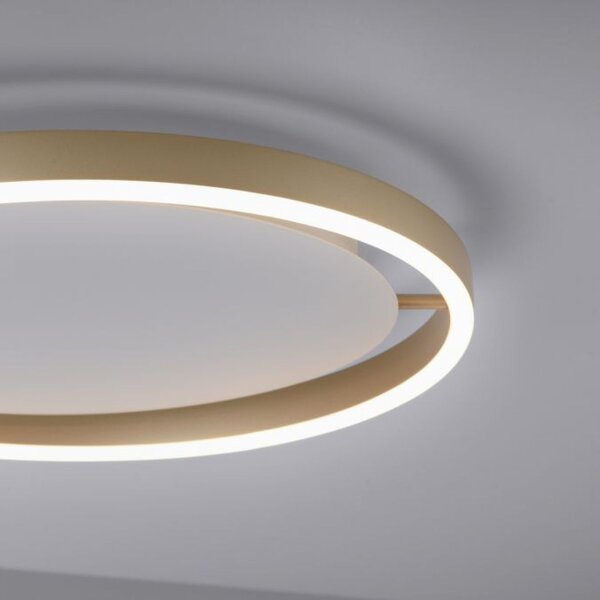 Lampe de plafonnier LED métal Ø39,3 cm 20 W dimmable en laiton