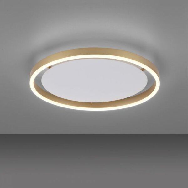 Lampe de plafonnier LED métal Ø39,3 cm 20 W dimmable en laiton