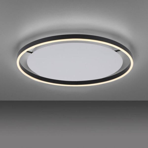 Plafonnier LED à intensité variable Anthracite Ø58,5 cm 3650 lm