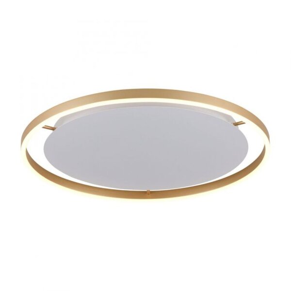 Lampe de plafonnier LED à intensité variable Ø58,5 cm 3650 lm en laiton