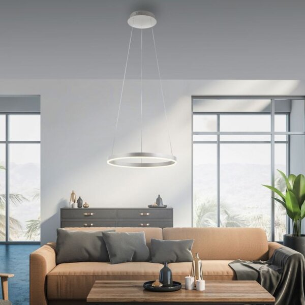 Lampe à suspension LED à intensité variable Aluminium Métal Ø39,3 cm 20 W