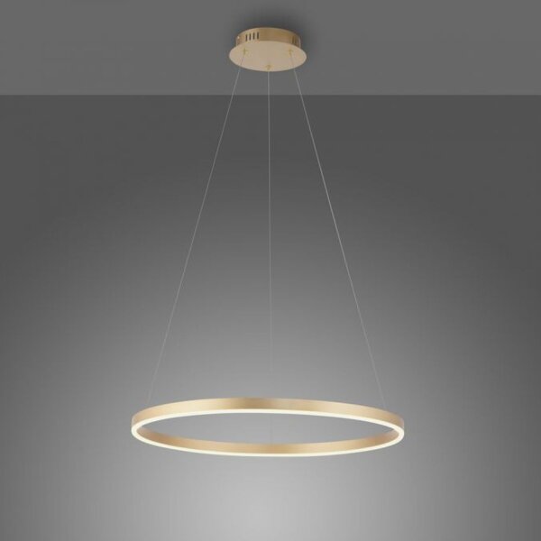 Suspension LED à intensité variable Ø58,5 cm 3000 K en laiton