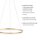 Suspension LED à intensité variable Ø58,5 cm 3000 K en laiton
