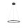 Suspension LED à intensité variable Noir Ø58,5 cm 3000 K 28 W