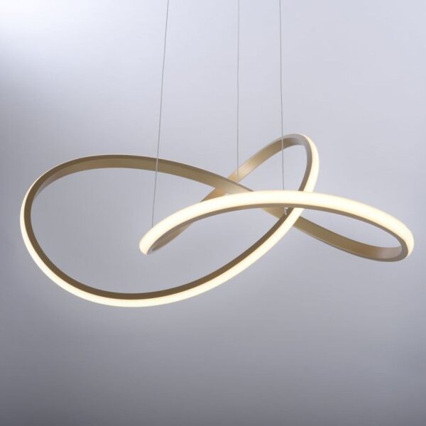 Suspension LED à intensité variable en laiton 3000 K L:57 cm