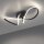 Lampe de plafonnier LED à intensité variable Métal noir 3000 K blanc chaud