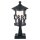 Eclairage de jardin noir aluminium verre d&eacute;coratif