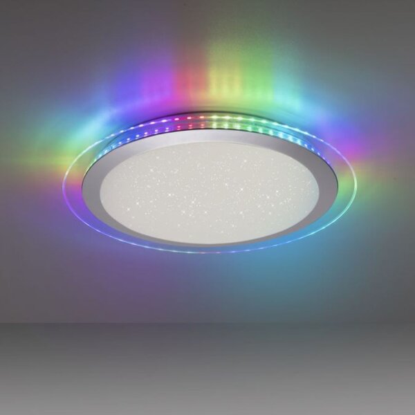Lampe de plafonnier LED Rainbow RGB Dimmer Ø45 cm Télécommande