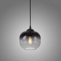 Lampe à suspendre Abat-jour en verre Gris...
