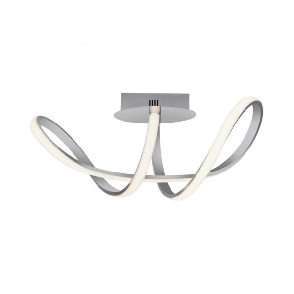 Lampe de plafonnier LED à intensité variable en aluminium 3000 K blanc chaud