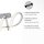 Lampe de plafonnier LED à intensité variable en aluminium 3000 K blanc chaud